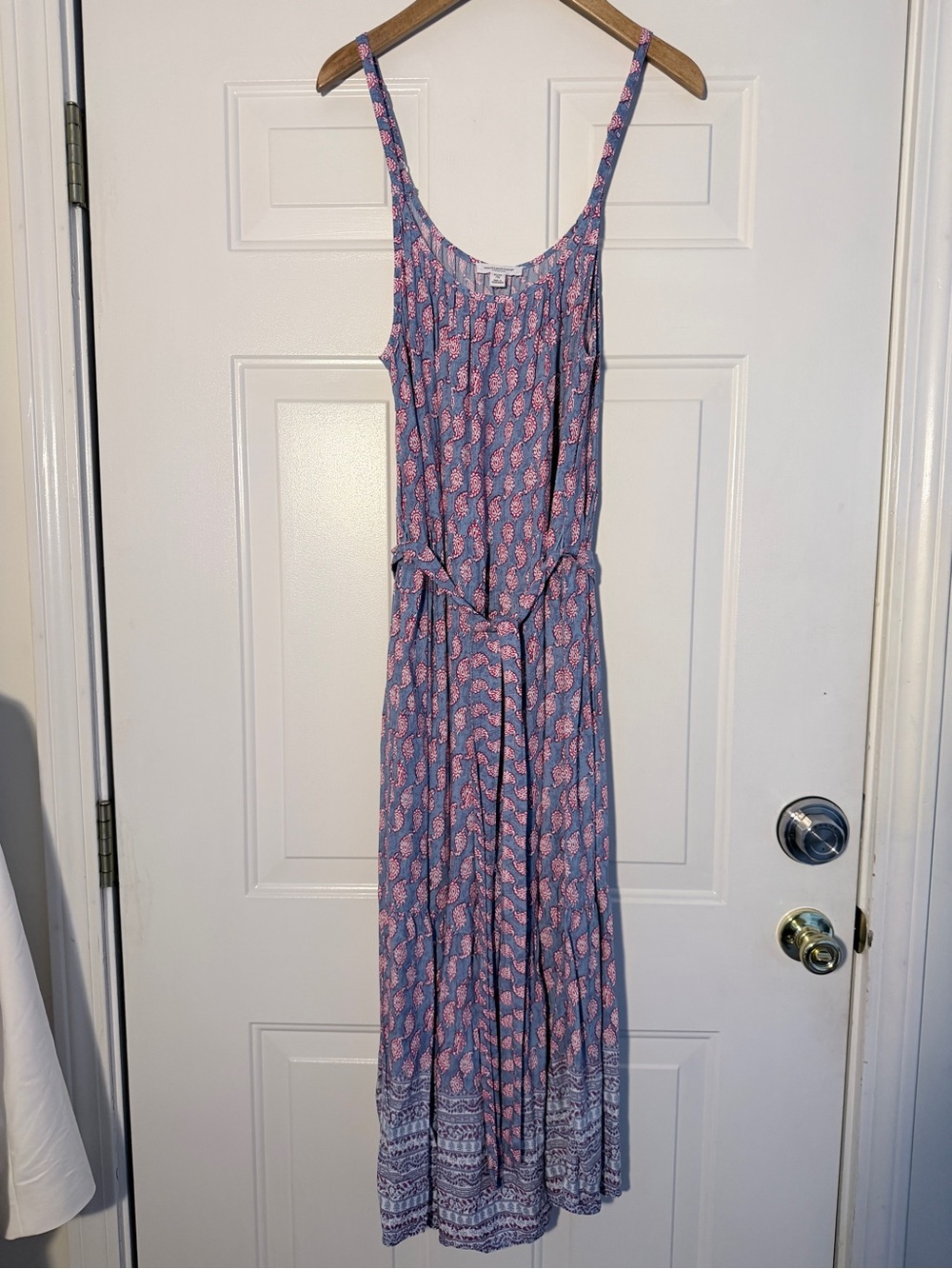 BeachLunchLounge Maxi Dress in Blue and Pink. Sz XL